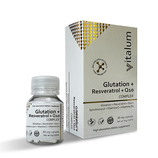 VITALUM GLUTATION + RESVERATROL + Q10 COMPLEX