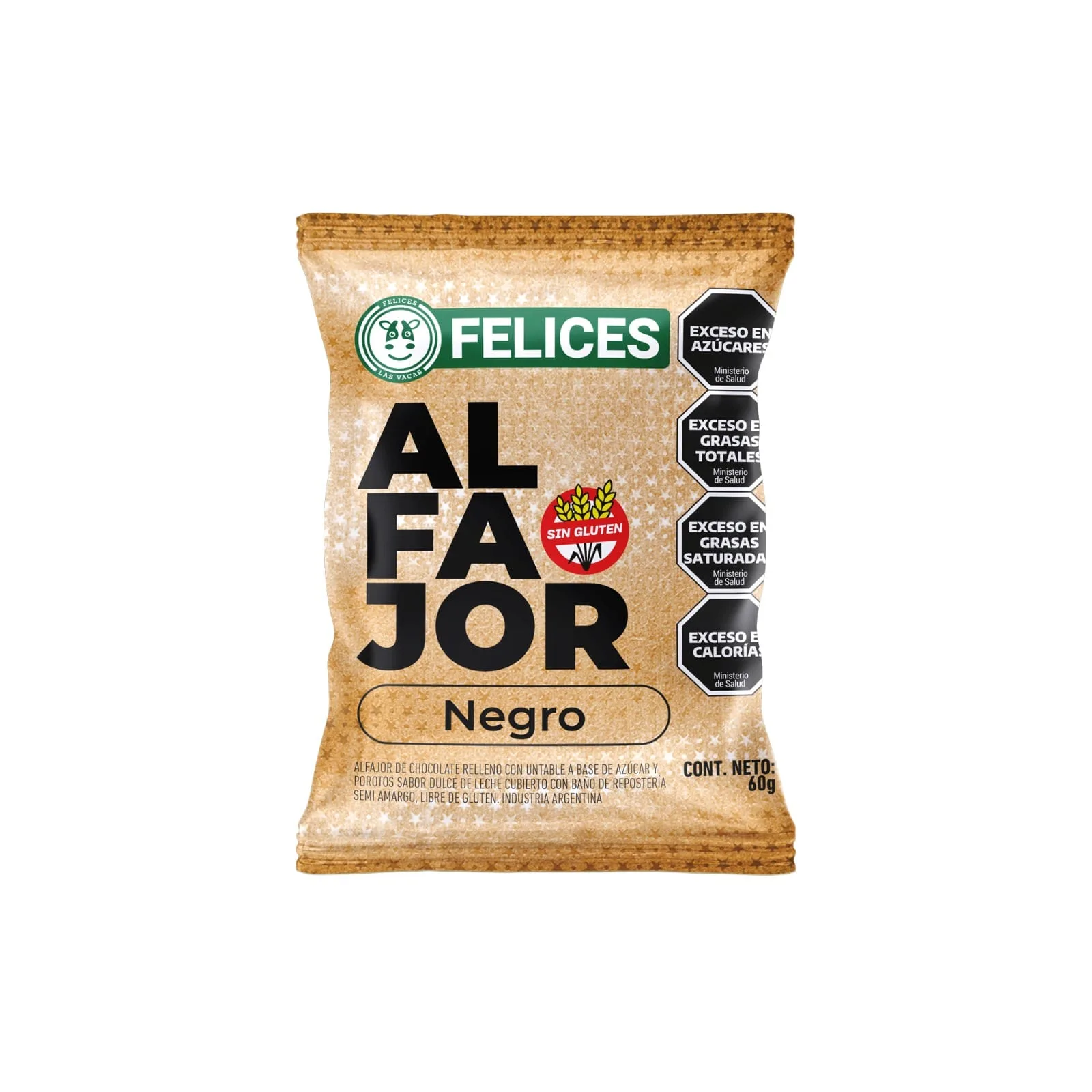 ALFAJOR FLV BLANCO O NEGRO SIN TACC X UNI