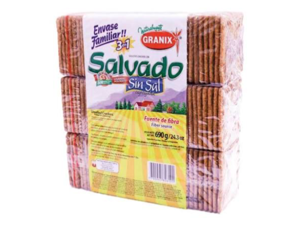 GALLETAS SALVADO SIN SAL 3 EN 1 GRANIX