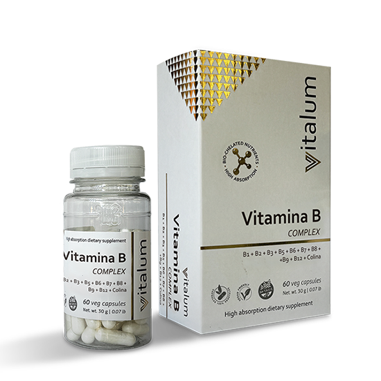 VITALUM VITAMINA B COMPLEX 60CAP