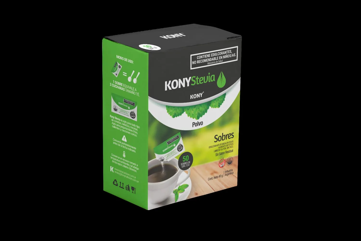 STEVIA KONY SOBRES — 2